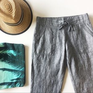 ATHLETA • linen ankle pants